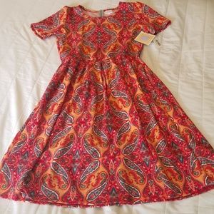 LuLaRoe Amelia dress, size large NWT